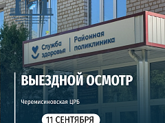 Выездной осмотр в Щигровско-Черемисиновской ЦРБ (на базе Черемисиновской ЦРБ)